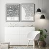 London map poster print | Modern black and white wall art | Scandinavian home decor | United Kingdom City prints artwork | Fine art posters 20x30 view 4