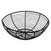 G.E.T. WB-701 Round Metal Wire Bread Roll Serving Basket, 8", Black view 3