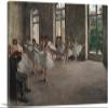 ARTCANVAS The Rehearsal 1878 Canvas Art Print Stretched Framed Painting Picture Poster Giclee Wall Decor by Edgar Degas - 40" x 26" (0.75" Deep) view 1