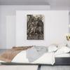 ARTCANVAS Knight, Death and the Devil Canvas Art Print Stretched Framed Painting Picture Poster Giclee Wall Decor by Albrecht Durer - 40" x 26" (0.75" Deep) view 2