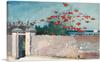 ARTCANVAS A Wall - Nassau 1898 Canvas Art Print Stretched Framed Painting Picture Poster Giclee Wall Decor by Winslow Homer - 40" x 26" (0.75" Deep) view 1
