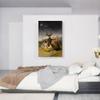 ARTCANVAS Witches' Sabbath 1798 Canvas Art Print Stretched Framed Painting Picture Poster Giclee Wall Decor by Francisco De Goya - 40" x 26" (0.75" Deep) view 2