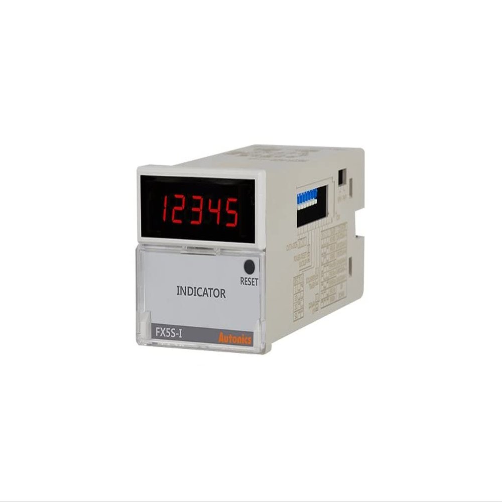 FX5S-I4, Counter & Timer, 1/16 DIN, 5-Digit, LED, Indicator Only, 100-240 VAC 50/60Hz