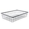 G.E.T. WB-1814-MG Urban Renewal 17.75" x 11.25" Wire Basket, 4" Tall, Metal view 2
