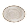 G.E.T. OP-1518-PCM Heavy-Duty Shatterproof Plastic Oval Melamine Serving Platter, 15" x 11", Pottery Cream view 2