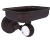 Allied Brass PG-32T Pacific Grove Collection Wall Mounted Holder with Twisted Accents Soap Dish, Antique Bronze view 1