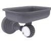 Allied Brass PG-32T Pacific Grove Collection Wall Mounted Holder with Twisted Accents Soap Dish, Matte Gray view 1