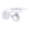 Allied Brass PG-26T-WHM Pacific Grove Collection Tumbler and Toothbrush Holder with Twisted Accents, Matte White view 1