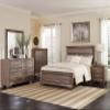 Coaster Home Furnishings Kauffman Transitional 5-Piece Bedroom Set Eastern King Size Panel Bed Frame 54-inch Headboard Washed Taupe 204191KE-S5 view 2