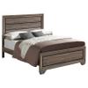 Coaster Home Furnishings Kauffman Transitional 5-Piece Bedroom Set Eastern King Size Panel Bed Frame 54-inch Headboard Washed Taupe 204191KE-S5 view 3