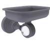 Allied Brass PG-32G Pacific Grove Collection Wall Mounted Holder with Groovy Accents Soap Dish, Matte Gray view 1
