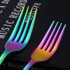 20-Piece Flatware Silverware Set, Bisda Rainbow Stainless Steel Cutlery Sets, Multipurpose Use for Home, Kitchen, Restaurant, Hotel Tableware Utensil Service for 4 view 4