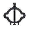 OZCO Ironwood Post Band 6" x 6" | Decorative Post Band, Wood Post Reinforcement and Split Prevention for, Deck, Fence, Pavilion and Outdoor Wood Structures | Powder-Coated Galvanized Steel Hardware view 3