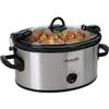 Crock Pot Cook and Carry 6 qt. Silver Stainless Steel Slow Cooker view 1