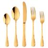 20-Piece Gold Plated-Flatware Silverware Set, Bisda Stainless Steel Cutlery Sets, Multipurpose Use for Home, Kitchen, Restaurant, Hotel Tableware Utensil Service for 4 view 1