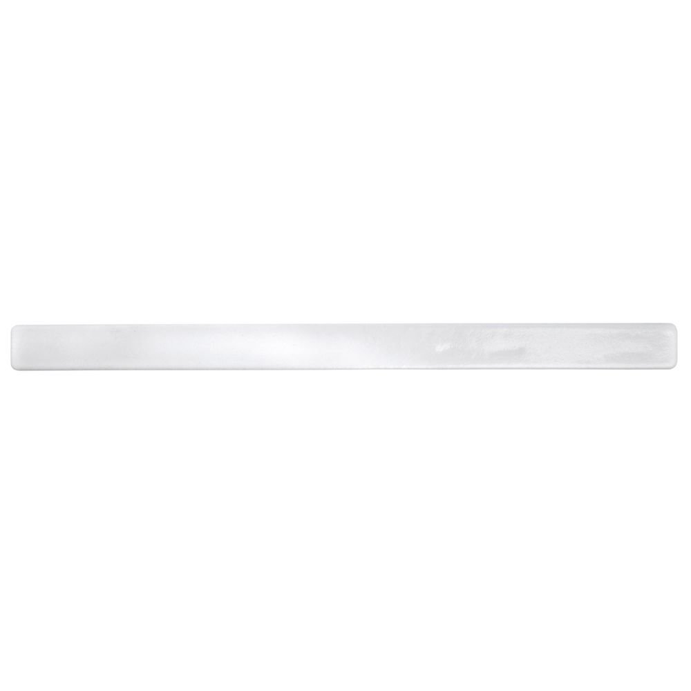 Bugambilia Fit Perfect White Aluminum Adapter Bar - 20 7/8"L x 1 1/2"W