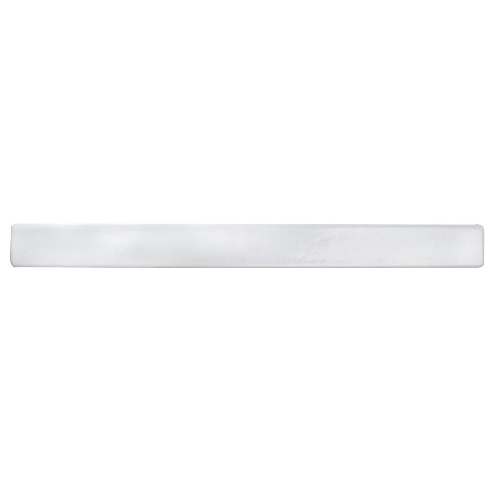 Bugambilia Fit Perfect White Aluminum Adapter Bar - 20 7/8"L x 2"W
