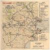 18" x 24" 1944 Administrative Map Of Area K Operation Overlord South Western Zone view 1