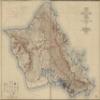 18" x 24" 1938 Topographic Map Of The Island Of Oahu City & Honolulu County Hawaii view 1