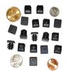 (Pack of 25) SBD Ltd. 1/2" OD Square End Caps (16-18 Ga) - 0.37" - 0.40" ID Hole Size Tube Covers || 0.50 Square Inch Sliding Inserts | Furniture Chair Table Leg Caps | Fitness Eqpt End Caps | by SBD view 3