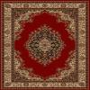 Vitaly Rafiqi Area Rug 1595 Red Italian Bordered 7' 9" x 11' Rectangle view 1