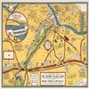 18" x 24" 1935 Map Of Grand Coulee Dam & Dry Falls A Land Of Game & Scenic Splendor view 1