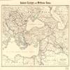 18" x 24" 1940 Map Of Southeast Europe & The Middle Sea view 1