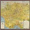 16" x 24" 1932 Map Of Greater Los Angeles The Wonder City Of America view 1