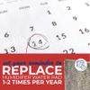 Air Filter Factory Replacement for 12HF, EP037, EP-037 Hamilton Beach Humidifier Water Pad Filter 2-Pack view 4