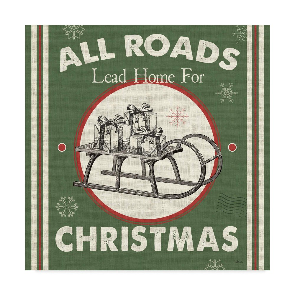 Trademark Fine Art Farmhouse Holiday II Color by Pela Studio, 18x18-Inch