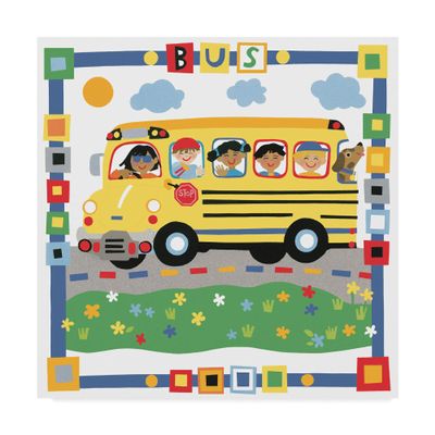 Trademark Fine Art Bus by Cheryl Piperberg, 18x18-Inch