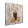 Trademark Fine Art Coffee Time I on Wood by Silvia Vassileva, 18x18-Inch view 2