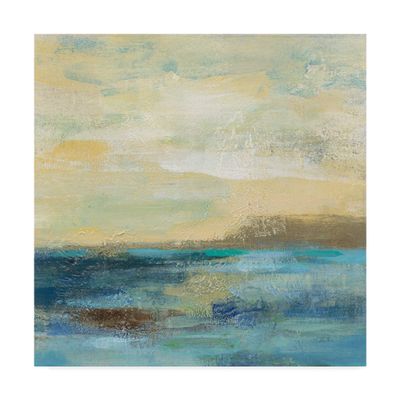 Trademark Fine Art Sunset Beach III by Silvia Vassileva, 18x18-Inch