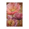 Trademark Fine Art Three Pink Poppies by Cherie Roe Dirksen, 16x24-Inch view 1
