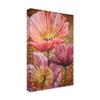Trademark Fine Art Three Pink Poppies by Cherie Roe Dirksen, 16x24-Inch view 2