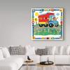 Trademark Fine Art Childrens Truck by Cheryl Piperberg, 18x18-Inch view 3