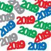 Assorted Color "2019" Confetti- 1 pack view 2