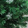 Northlight 4' Pre-Lit Fiber Optic Artificial Christmas Tree with Stars, Green view 3