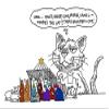 (5 Pack) Where's the Cat? Christmas Card (Inside Reads: Merry Christmas!) view 1