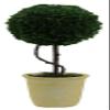 Admired by Nature 13.5"H Faux Preserved Artificial Boxwood Topiary Plant Tabletop with Double Ball In Pot, Artificial boxwood Balls For Pots for Home Decor, Office Desk, Front Porch Indoor and Outdoor view 1