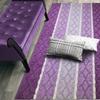 ORFA HOME Custom Cut Hallway Runner Rug, Slip Resistant, 31 Inch Wide X Your Choice of Length, Damask Lilac, 31 Inch X 4 feet, Doormat view 1