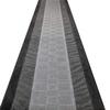 ORFA HOME Custom Cut Hallway Runner Rug, Slip Resistant, 31 Inch Wide X Your Choice of Length, Zebra Anthracite, 31 Inch X 22 feet view 2