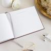 Global Printed Products Funeral Guest Book, 9"x7", Brown view 4