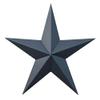 Amish Wares 40 Inch Solid Black Barn Star Made with Galvanized Metal to Prevent Rusting view 1