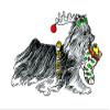 (10 Pack) Yorkshire Terrier Christmas Card (Inside Reads: Merry Christmas!) view 1