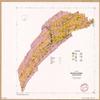 16" x 24" 1986 Map Of Juniata County Pennsylvania Dwellings With Basements view 1