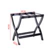 Folding luggage rack Folding luggage rack Solid wood Hotel luggage rack Bedroom room luggage rack Folding hanger Shelf (Color : 2, Size : A) view 2