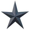 Amish Wares 53 Inch Rustic Black Barn Star Galvanized Metal Tin Painted Barn Star Farmhouse Country Decor Rust Resistant Outdoor Decor view 1