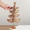 Factory Direct Craft Tabletop Metallic Copper Sequin Christmas Tree view 2