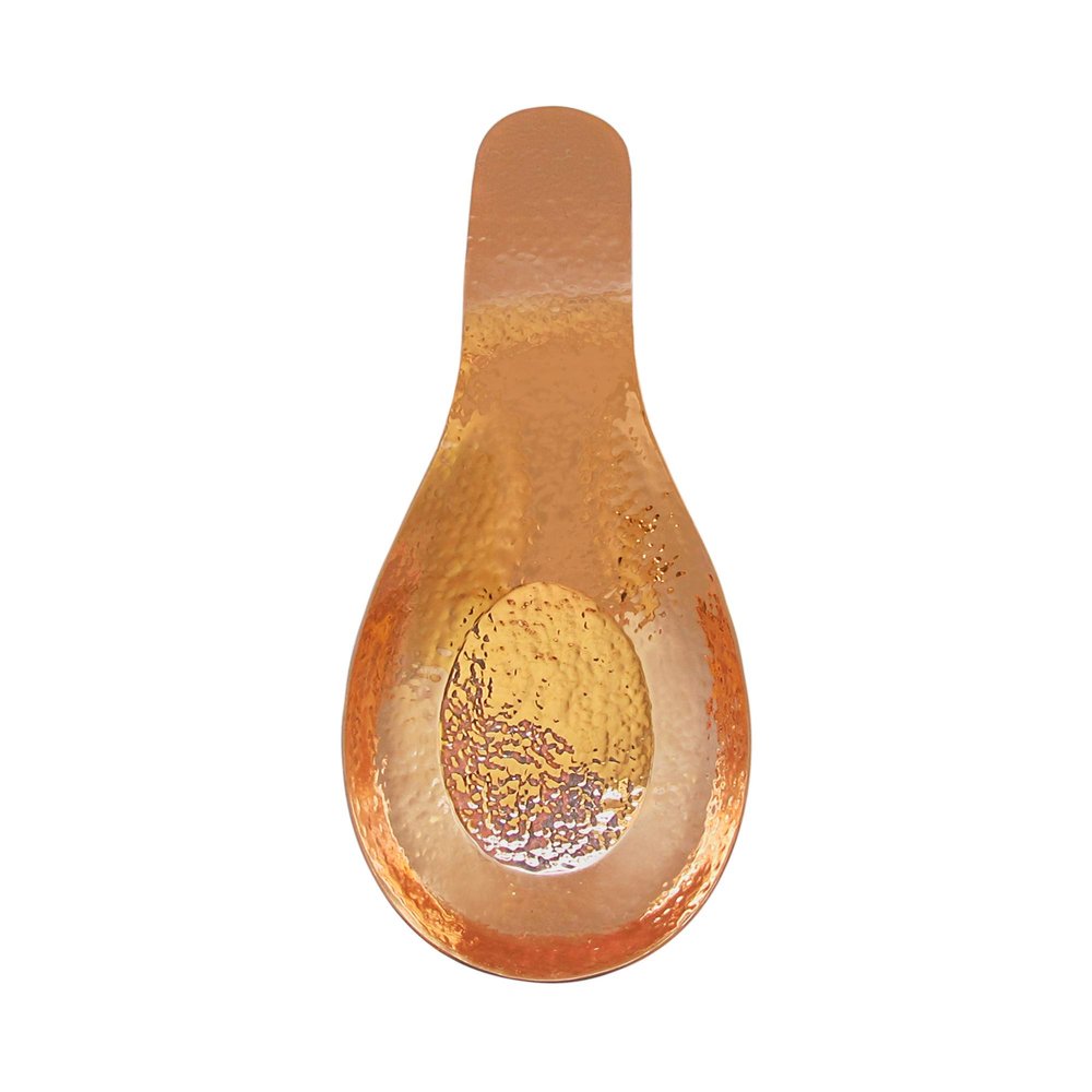 American Atelier Spoon Rest High Quality Metal Spoon Rest for Universal Kitchen Use Durable Construction & Gorgeous Style Keeps Your Countertops Clean While Cooking Soups, Stirring Sauces & More